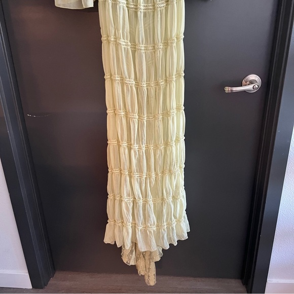 SIEDRES Denis Maxi Dress in Light Green Size 36 (Small) - Picture 5 of 15